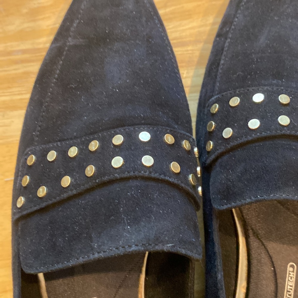 Rockport Total Motion Laylani Stud Keep Loafer Black Suede Size 10M ⭐️NEVER WORN - Picture 3 of 7